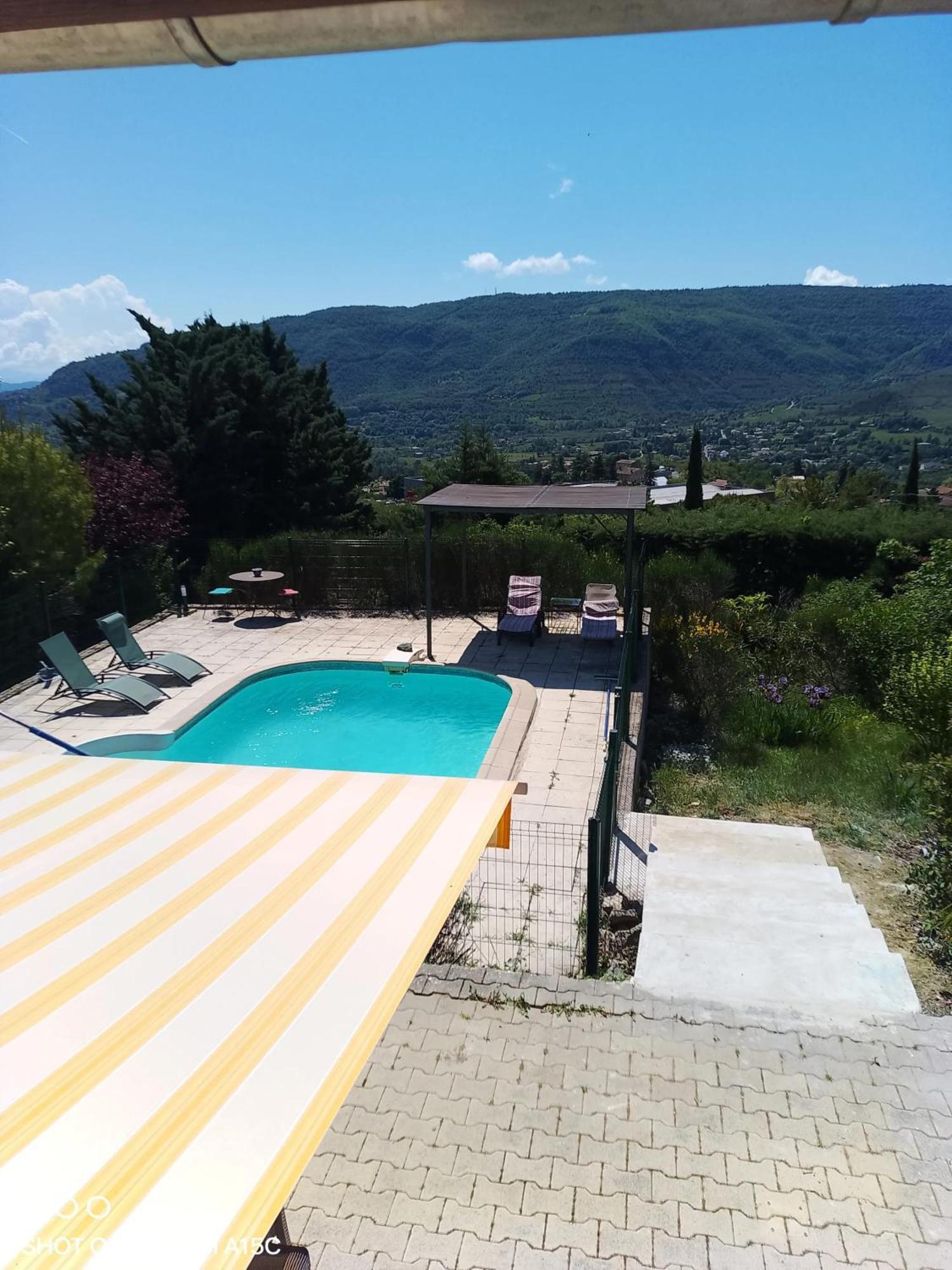 Maison Paisible A Veyras Avec Piscine Privee Et Vue Montagne المظهر الخارجي الصورة